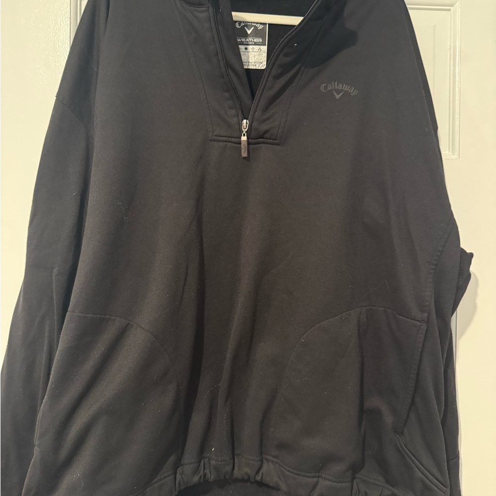 Callaway Black Half-Zip Pullover
